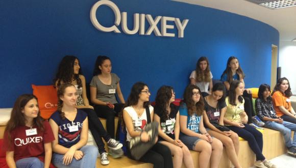 סיור בחברת Quixey לבנות התוכנית לטיפוח מדעני וממציאי העתיד ...